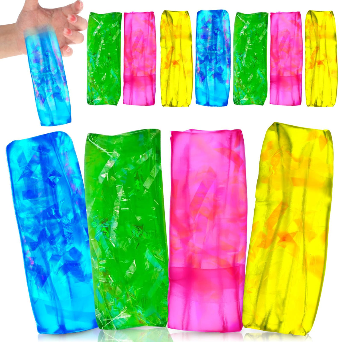 Sonwyoung water wigglers green snake toy—sensory grip and tactile play