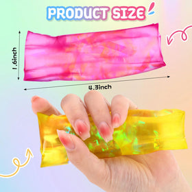 Sonwyoung pink water wigglers snake toy—colorful fidget fun and focus aid