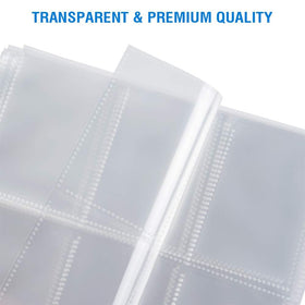 Sooez standard size cards fit 2.5 by 3.5 inches.