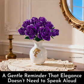 SOOLIO Adjustable stems petals leaves enabling customizable height and arrangement.