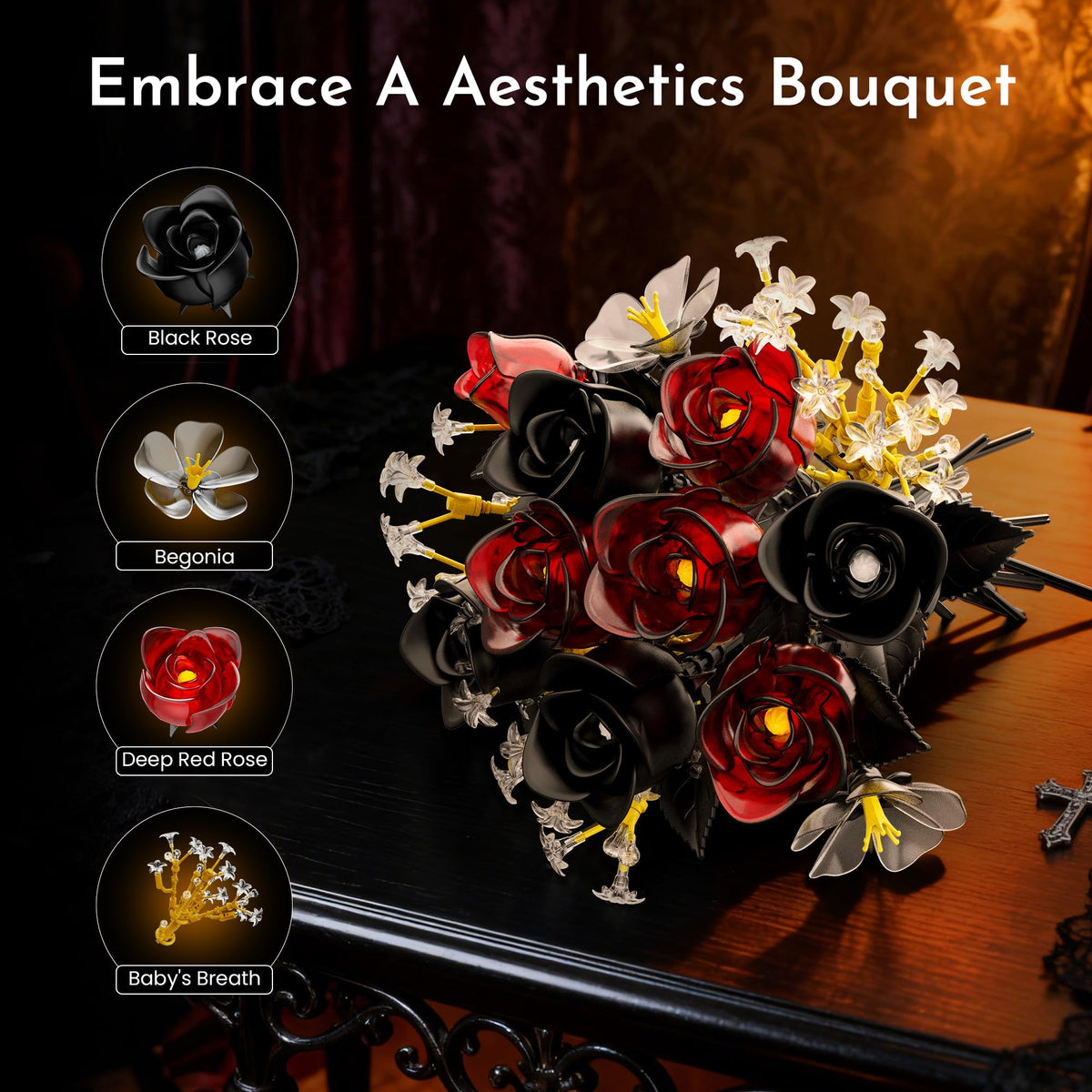SOOLIO Babys-breath pieces provide airy balance in displays