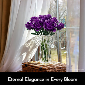 SOOLIO Four stages rose bloom from bud to deluxe bloom.