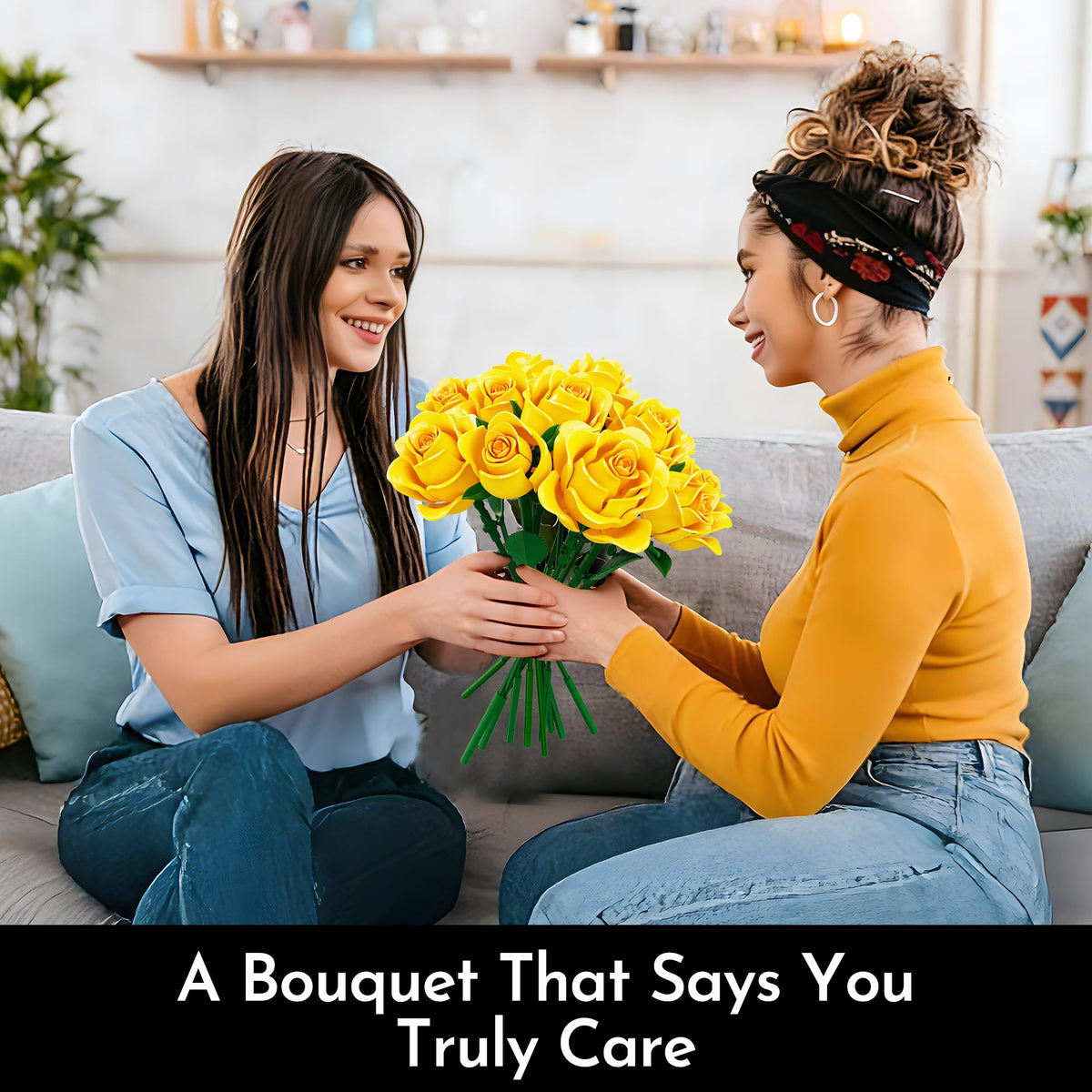 SOOLIO posable stems image, emphasizing customizable arrangements and display options.