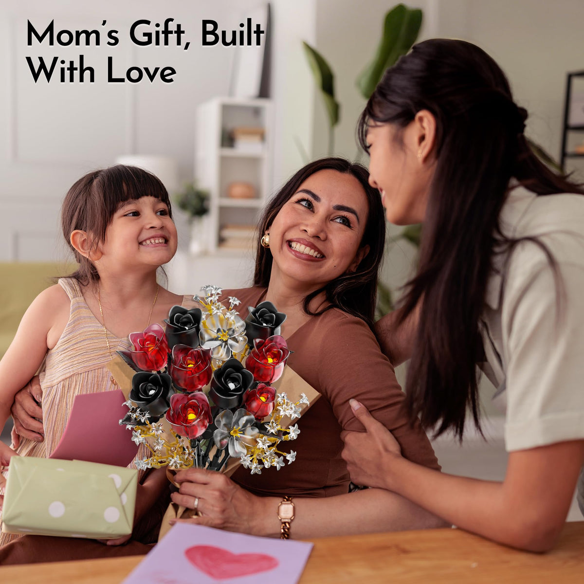 SOOLIO 414-pcs ABS blocks for versatile bud bouquet construction