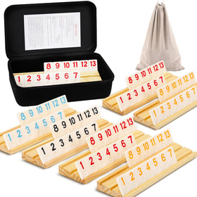 Soopotay rummy tiles (160) in bold colors for engaging family game sessions.