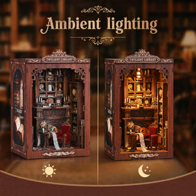 Soothee Twilight Library display brightens desks and shelves