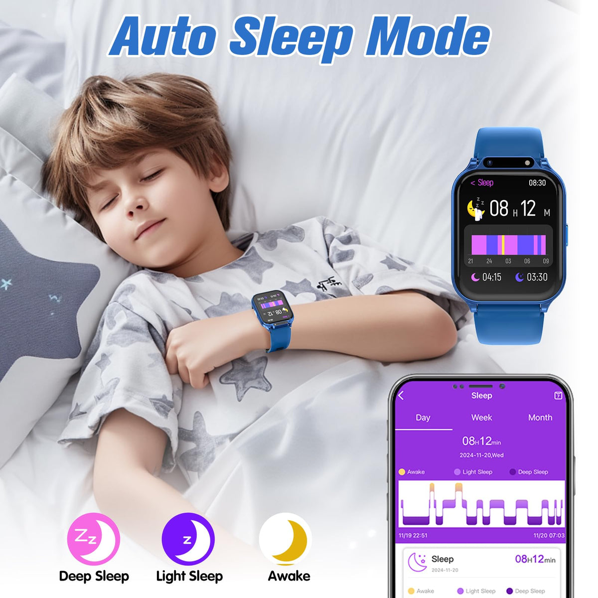 Sootingot Kids Smartwatch DIY dial for personalized watch faces
