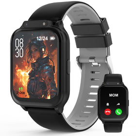 Sootingot Kids Smart Watch with 1.85-inch screen for clear navigation during activities.
