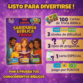 Sophi&Math Bible Trivia Card Game question types visual illustrating flash rounds