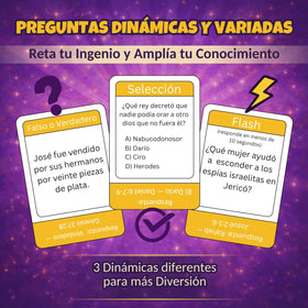Sophi&Math Bible Trivia Card Game true/false cards for group challenges