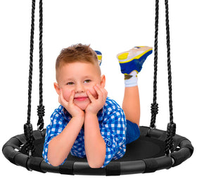Sorbus Saucer Tree Swing 24-seat offers a safe, fun seating option for backyard play.