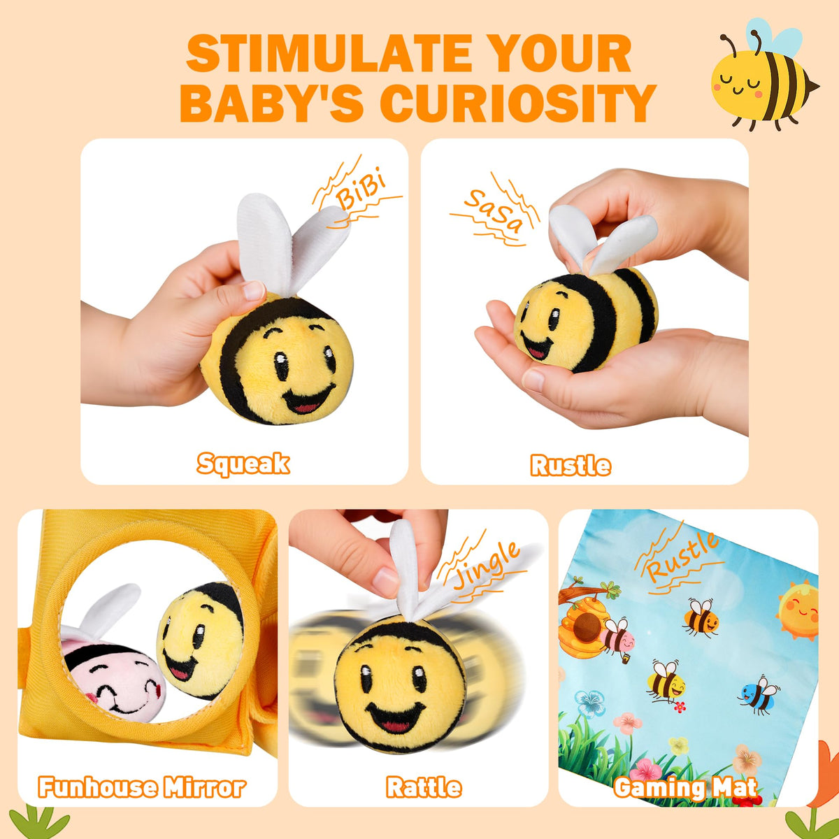 Sortnic hive doors encourage fill dump play for cause and effect learning