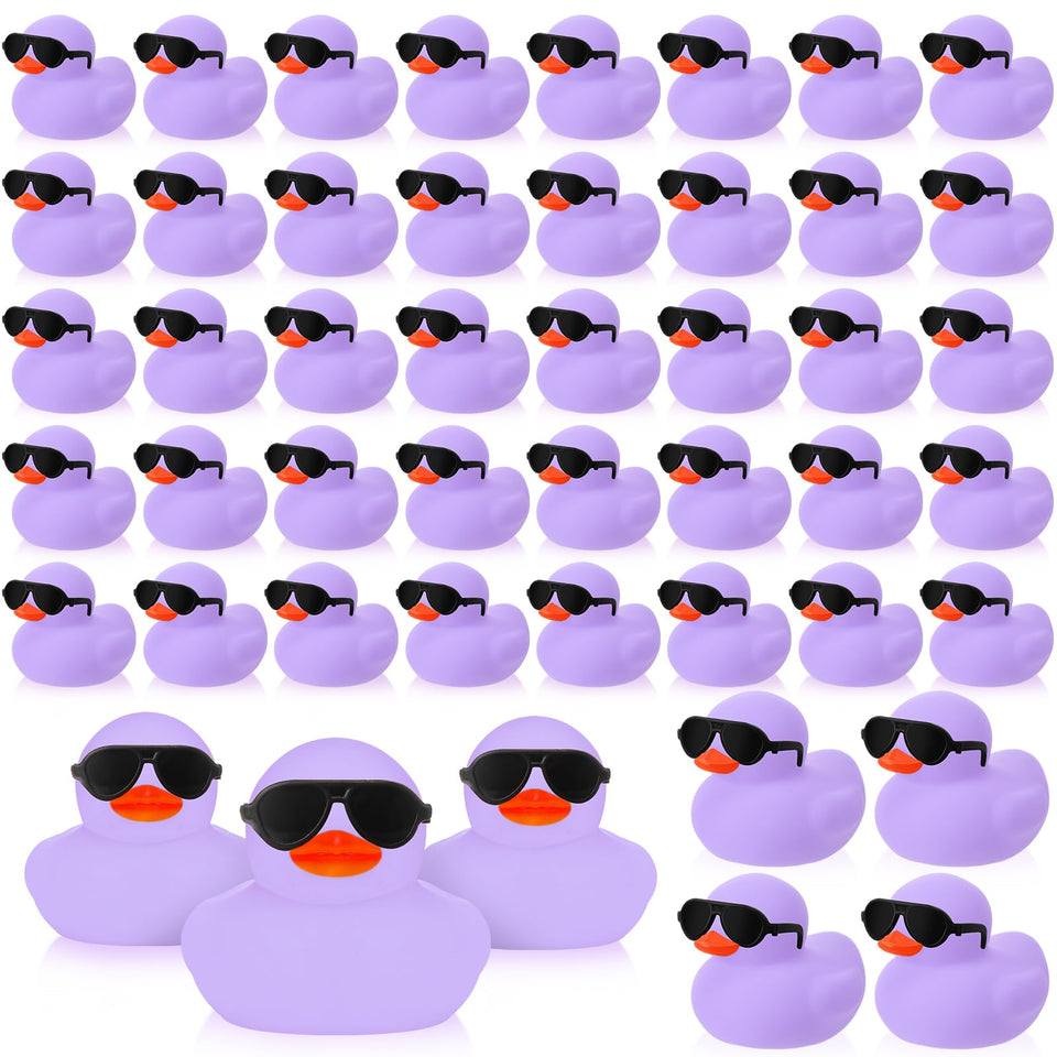 Sosation 36-pack ducks with sunglasses for party favors and bath play