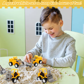 Sosation 36-piece construction truck set for interactive play