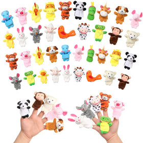 Sosation 60-piece finger puppets set for imaginative storytelling and classroom fun.