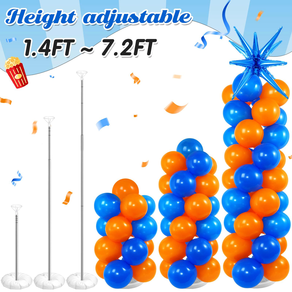 Sosation balloon dispensers simplify inflating multiple balloons quickly