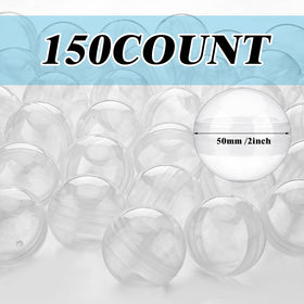 Sosation clear round capsules for vending machines help prevent jams.