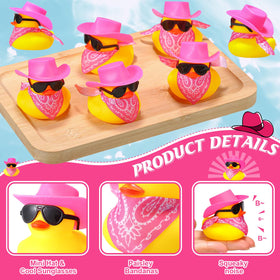 Sosation cowboy duck sunglasses add playful shade for desk or car décor.
