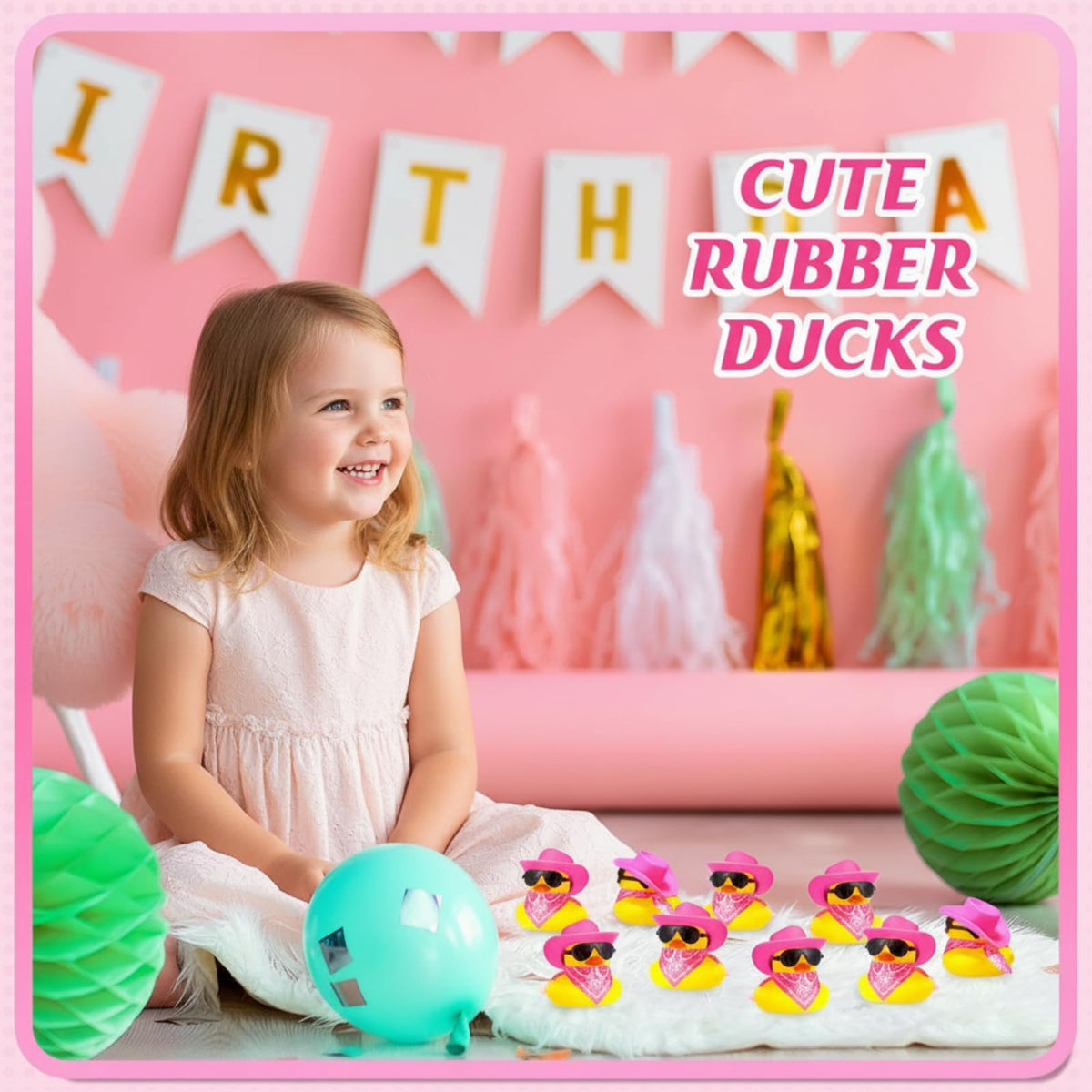 Sosation cowboy ducks set makes great party favors and photo props.
