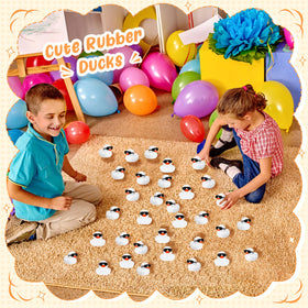 Sosation durable soft rubber ducks in a pack