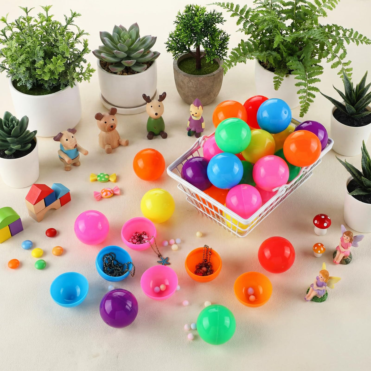 Sosation empty capsules for Easter and Halloween candy containers