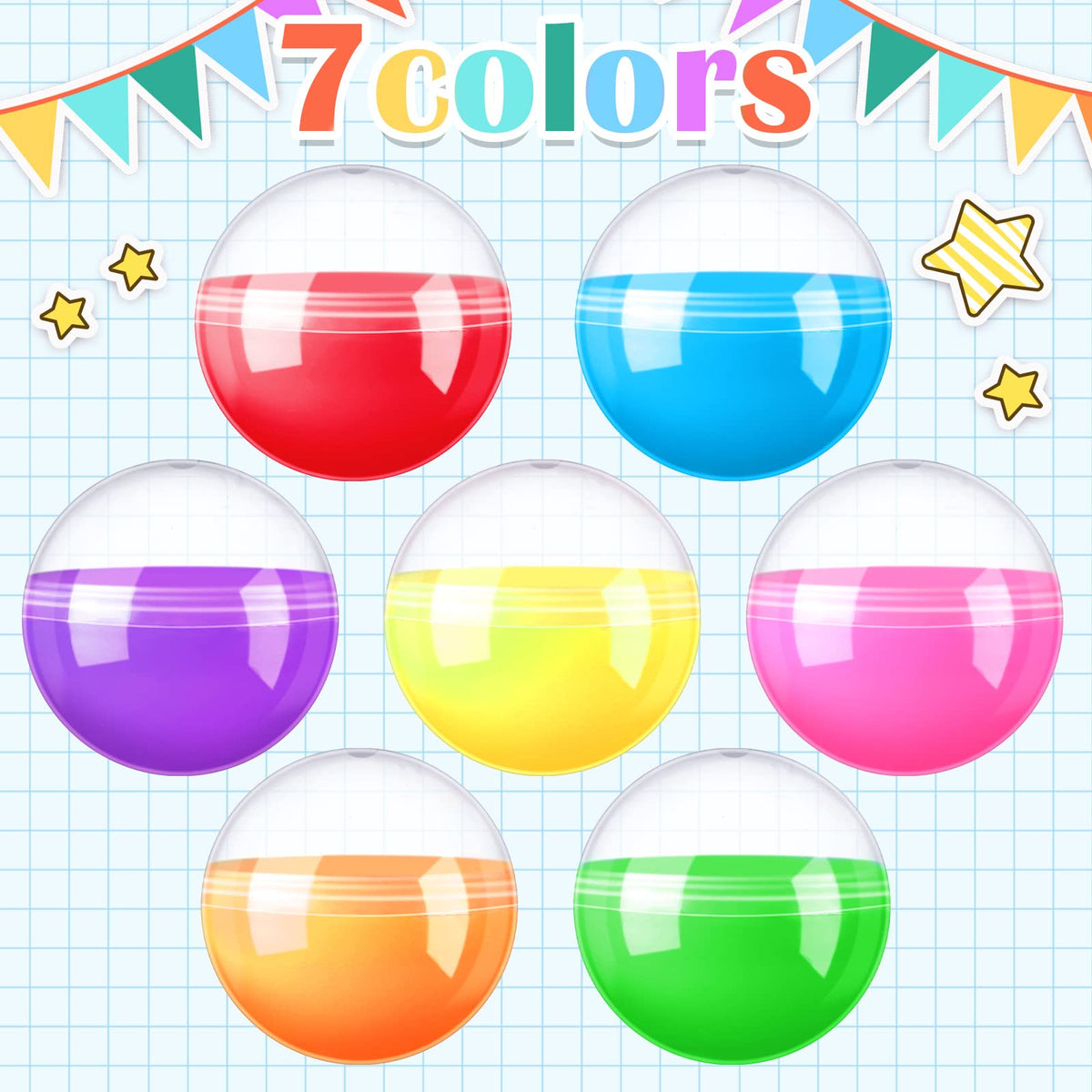 Sosation gumball capsules ideal for DIY decor and crafts