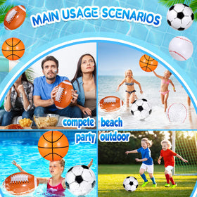 Sosation inflatable beach ball set suitable for family gatherings.