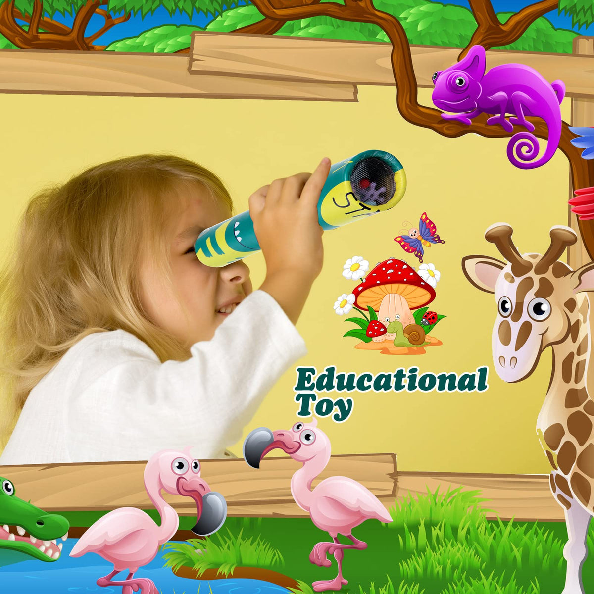 Sosation kaleidoscope gift-packaging makes a charming party favor.
