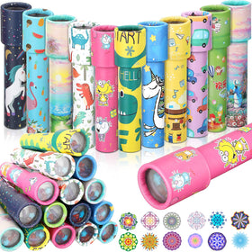 Sosation kaleidoscope tube closed with colorful wrapper for kids party favors