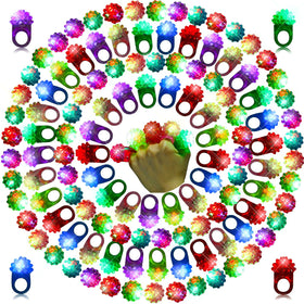 Sosation light-up ring with colorful flashing LEDs for party fun