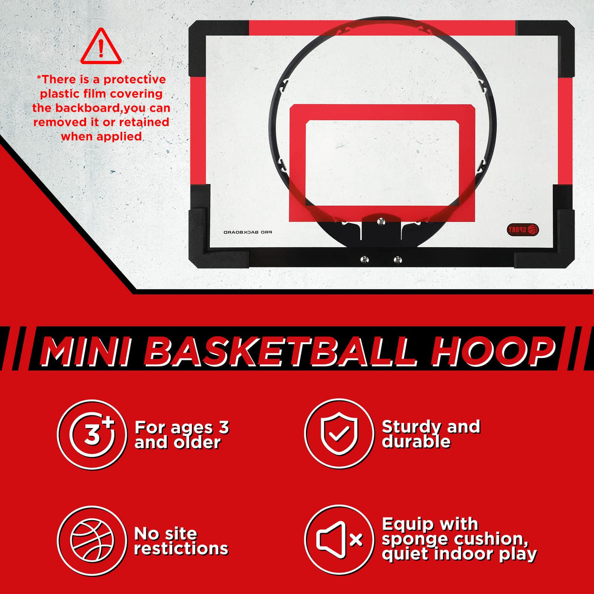 Sosation 16 cm mini basketball designed for easy grip