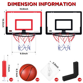 Sosation backboard 40x26 cm for compact indoor setup