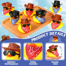 Sosation mini ducks wearing sunglasses for stylish decor