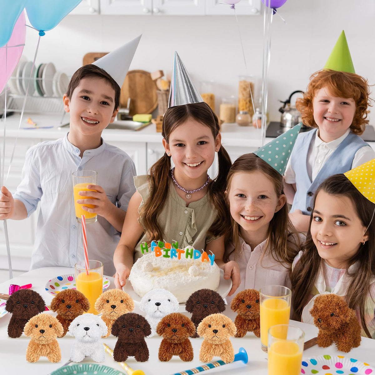 Sosation puppies shown as thoughtful gifts for birthdays and holidays.