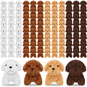 Sosation mini puppy plush set in assorted colors ready for party favors.