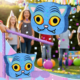 Sosation pinata size 12.5 x 9 inches, fits many party spaces.