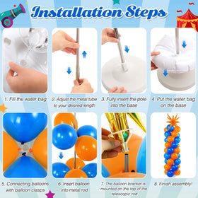 Sosation plastic base provides stable support on indoor floors