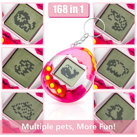 Sosation pocket pet keychain with translucent housing offers clear, engaging sounds on the go.