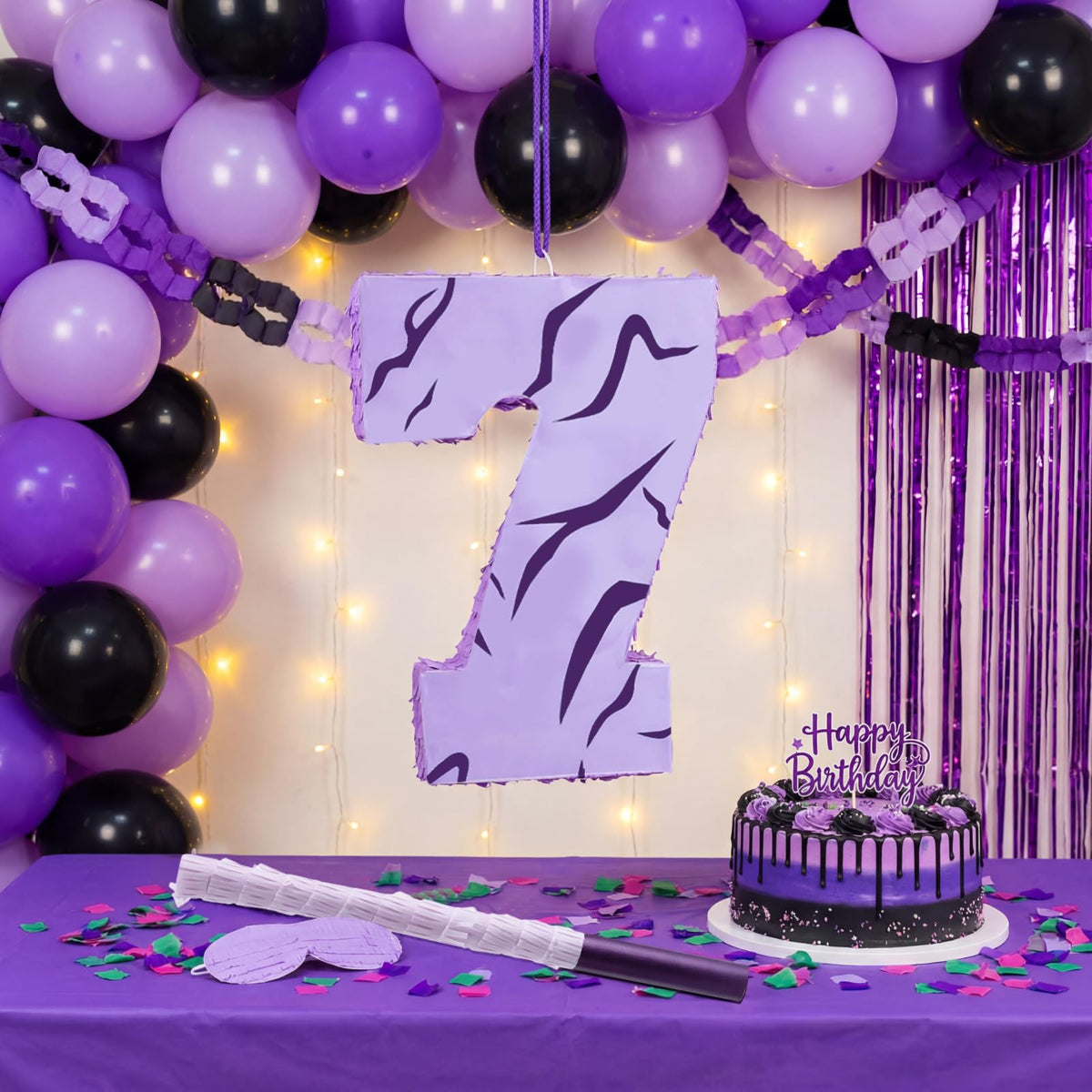 Sosation purple pinata confetti pack enhances celebratory moment