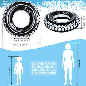 Sosation 36 inch tire tube suitable for pool lounging and safe water play.