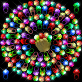 Sosation durable silicone LED ring designed for long-lasting wear