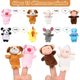 Sosation soft velvet finger puppets feel gentle on little hands.