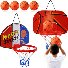 Sosation two-piece mini basketball hoop backboard for easy, mess-free play