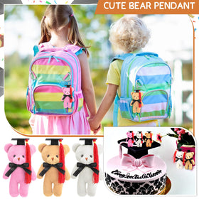Sotiff bears with hanging chain invite easy attachment to bags and luggage.