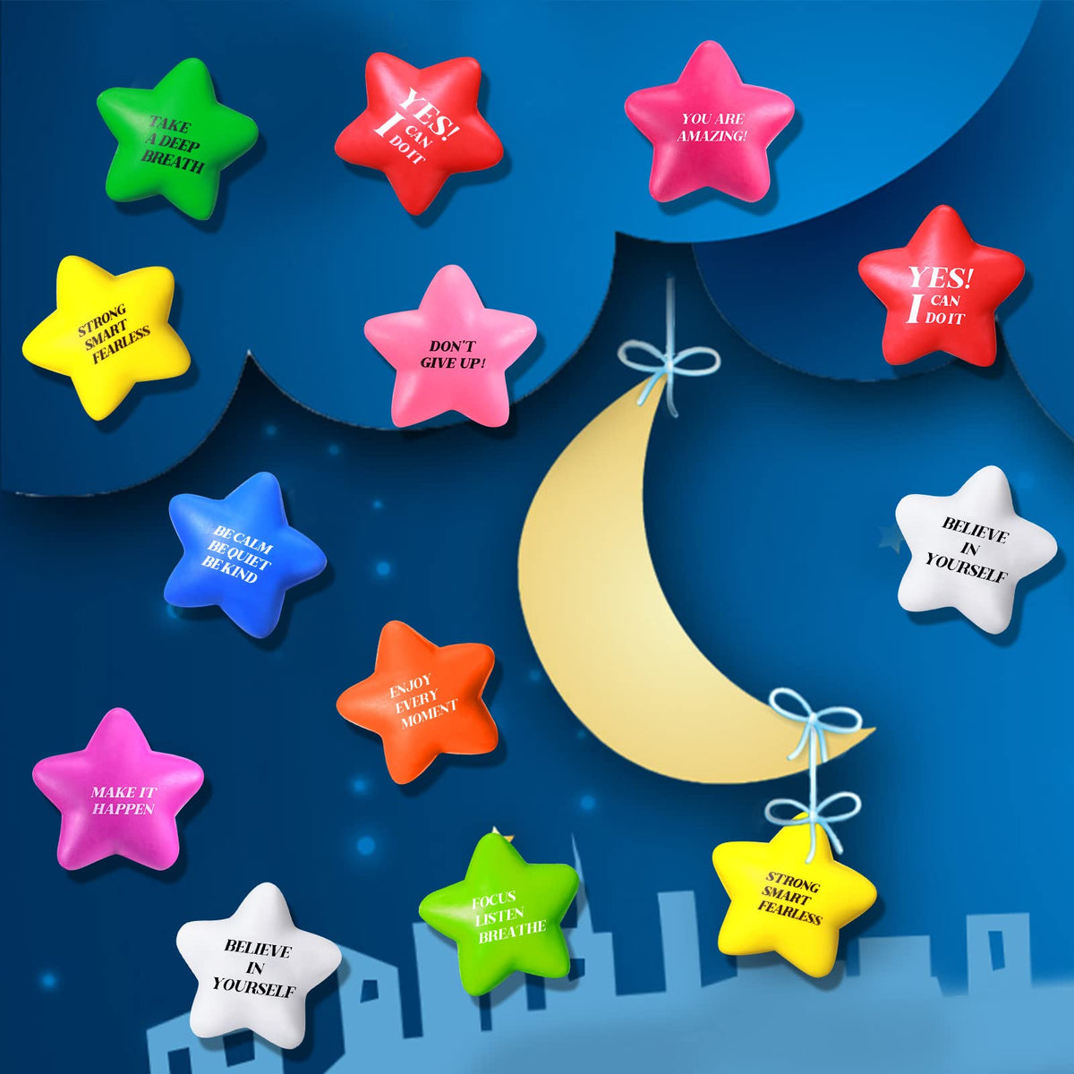 Sotiff stress balls are bright and visually appealing for home decor.