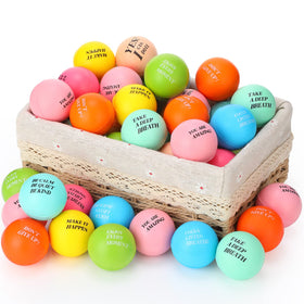 Sotiff color-variation stress balls highlight multiple color options.