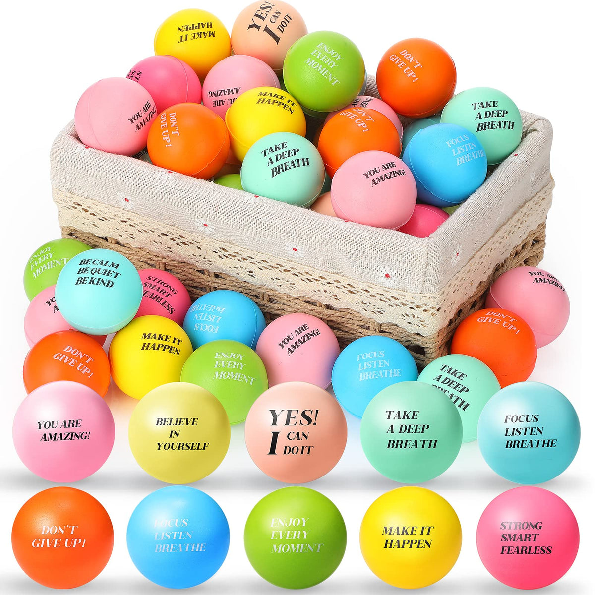 Sotiff foam stress ball 1.57-inch grip ideal for frequent squeezes.