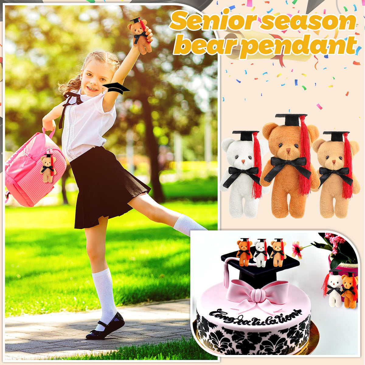 Sotiff gift bears fit neatly into gift bags for celebrations.