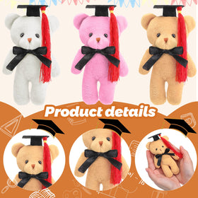 Sotiff green mini bear with cap is a cute DIY craft embellishment.