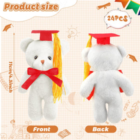 Sotiff mini graduation bear hanging-keychain attach to backpacks easily.